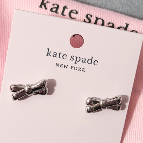 Kate Spade Double Bow Earrings - Picture 1 of 11